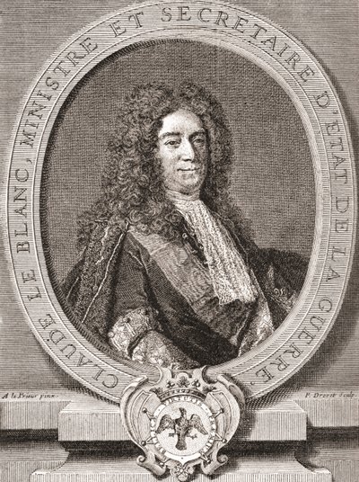 Claude Le Blanc, 1669-1728. Funzionario reale francese dell