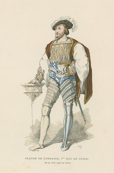 Claudio di Lorena, Duca di Guisa da French School