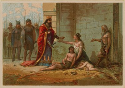 Clodoveo II, Re di Francia (637-657/658) da French School