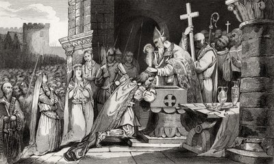 Clodoveo I (465-511) Battezzato con gli Uomini del suo Esercito prima della Battaglia di Tolbiac, da 