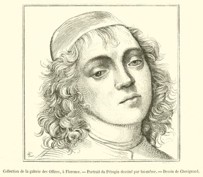 Collezione della galleria degli Uffizi, a Firenze, Ritratto del Perugino da French School