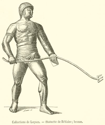 Collezioni di Luynes, Statuetta di Retiare, bronzo da French School