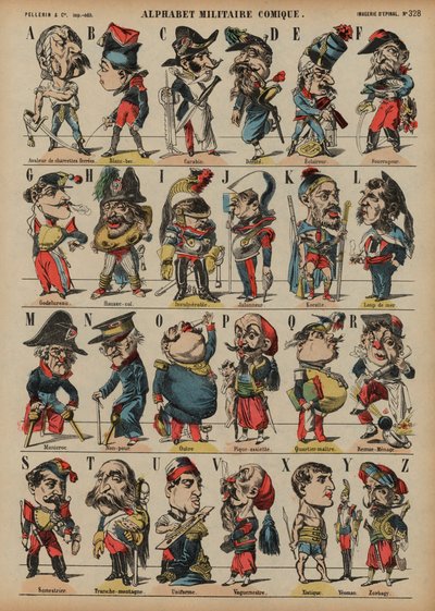 Alfabeto militare comico da French School