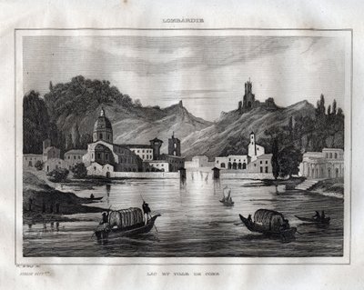 Como - Lago di Como - incisione da 