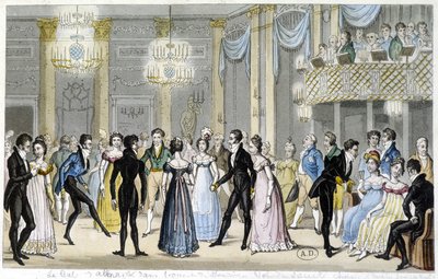 Ballo di società, inizio XIX secolo da French School