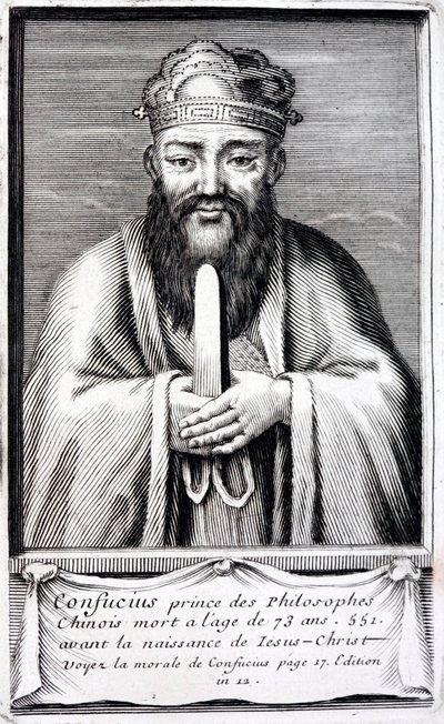 Confucio, antico filosofo cinese da French School