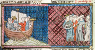 Conrado III e Luigi VII partono, illustrazione da 