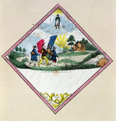 Souvenir di coscrizione, 1848 da French School