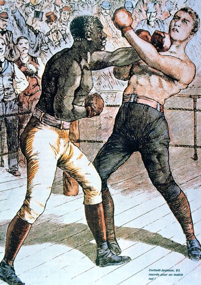 Corbett-Jackson: 61 round per un No Match! 1891 da French School