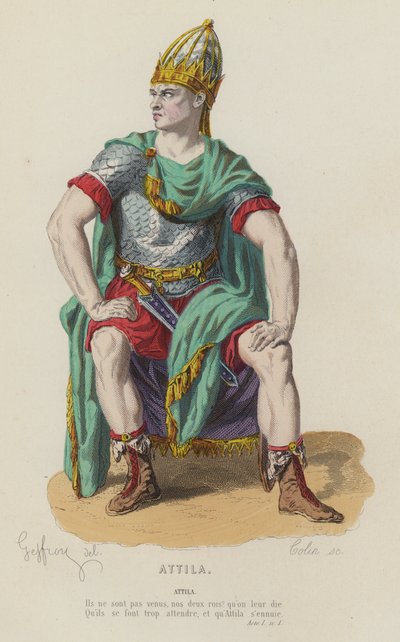 Corneille, Attila, Atto I, Scena I da French School
