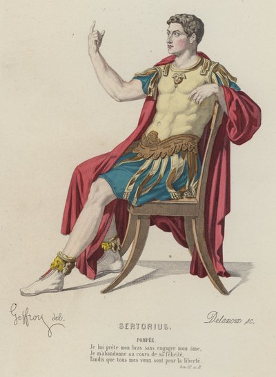 Corneille, Sertorius, Atto III, Scena II da French School