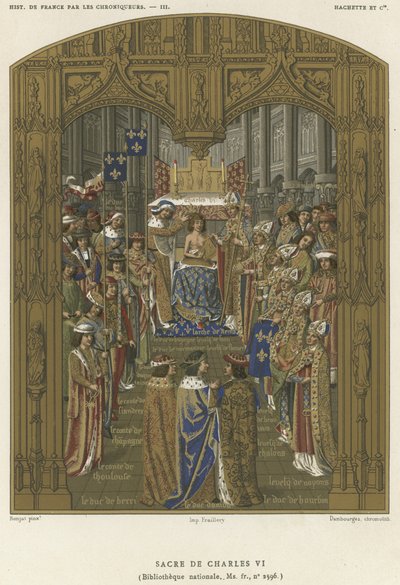 Incoronazione di Carlo VI da French School