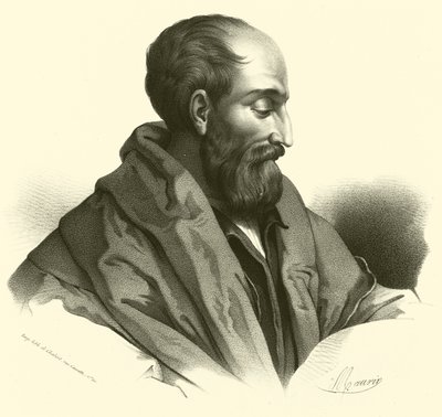 Correggio, ritratto (incisione) da French School