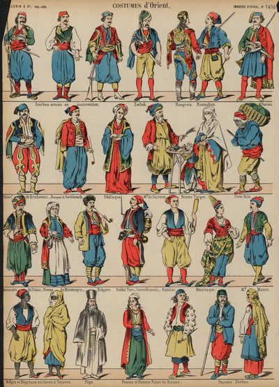 Costumi dei Balcani da French School