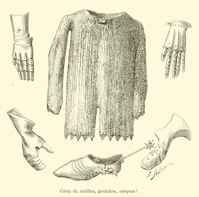 Cotta di maglia, guanti, elmi da French School