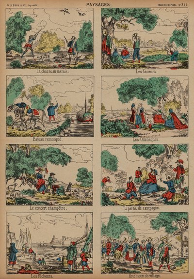 Scene di campagna da French School