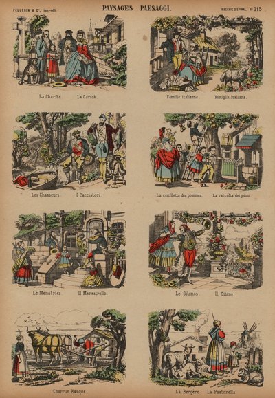 Scene di campagna da French School