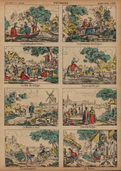 Scene di campagna da French School