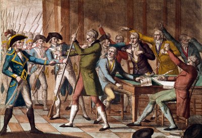 Colpo di Stato del 18 fructidor (4 settembre 1797) da French School