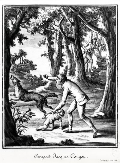 Il coraggio di Jacques Cougon, 1799 da French School