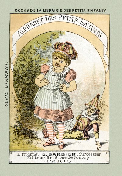 Copertina - Quando ridiamo come il Bebè del titolo, diciamo A A A A A A A A A - in “Alphabet des petits savants”, fine XIX secolo (cromolitografia) da French School