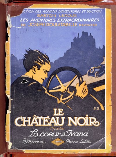 Copertina di Le Chateau Noir di Gaston Leroux da French School
