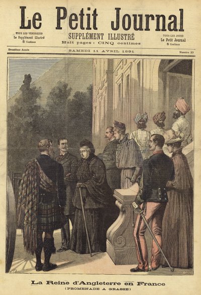 Copertina di Le Petit Journal, 11 aprile 1891 da French School