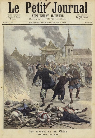 Copertina di Le Petit Journal, 19 dicembre 1891 da French School