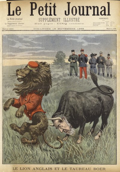 Copertina di Le Petit Journal, 19 novembre 1899 da French School