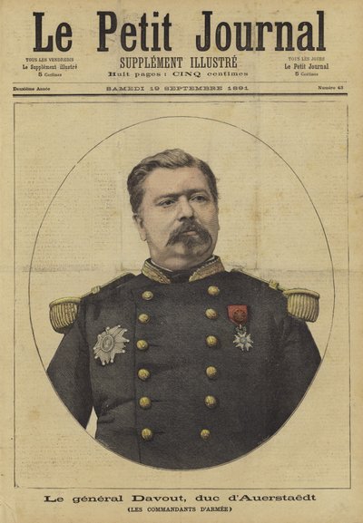 Copertina di Le Petit Journal, 19 settembre 1891 da French School