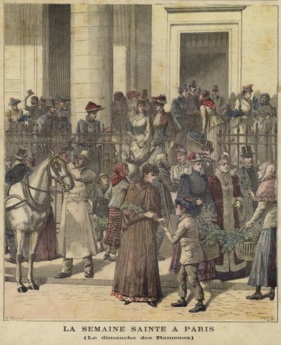 Copertina di Le Petit Journal, 28 marzo 1891 da French School