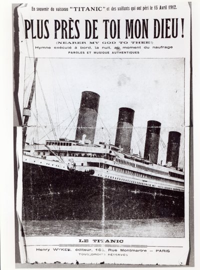 Copertina dello spartito per l