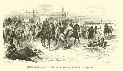 Crociati in viaggio verso la Palestina da French School
