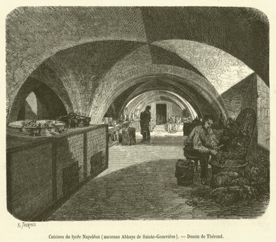 Cucine del liceo Napoleone, antica Abbazia di Sainte-Genevieve da French School