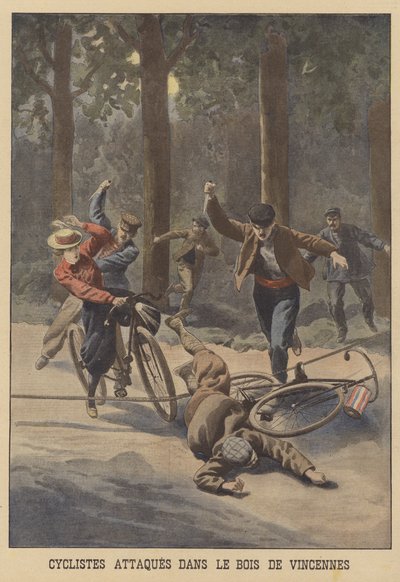 Ciclisti attaccati nel Bois de Vincennes a Parigi da French School