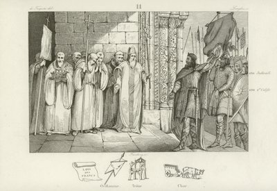 Dagoberto I, re dei Franchi da French School