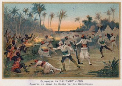 I Dahomeani attaccano il campo di Dogba da French School
