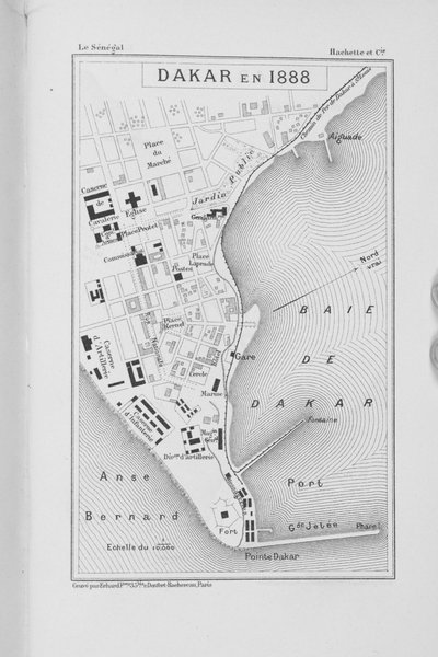Dakar nel 1888 da French School