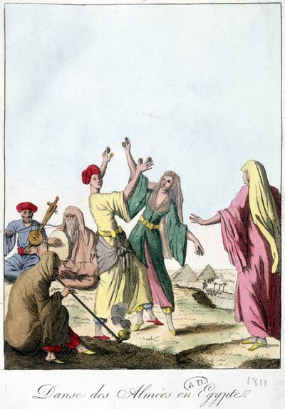 Danza delle Almies in Egitto. 1811. da French School