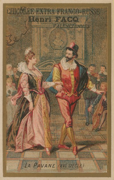 Danza della Pavana, XVI secolo da French School