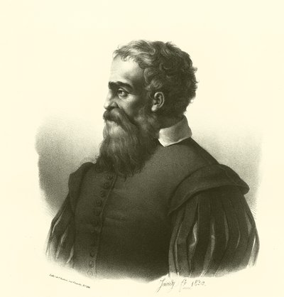 Daniele da Volterra, ritratto (incisione) da French School