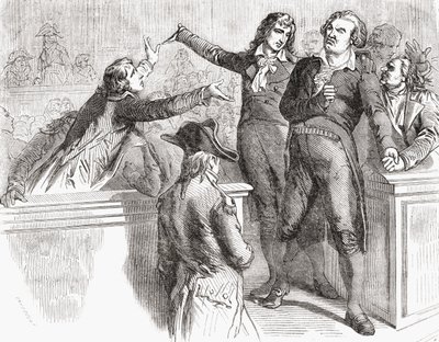 Danton e Desmoulins si difendono davanti alla Convenzione, 30 marzo 1794, da 