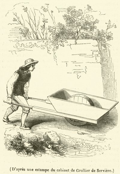 Secondo una stampa del gabinetto di Grollier de Serviere da French School