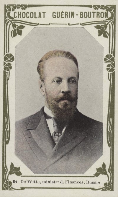 De Witte, ministro delle Finanze, Russia da French School