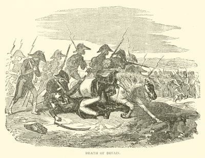 Morte di Desaix da French School