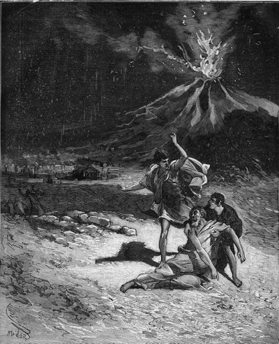 Morte di Gaio Plinio Secondo il Vecchio. Plinio il Vecchio, naturalista e scrittore latino (durante l