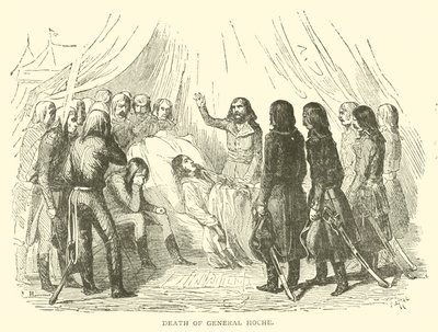 Morte del Generale Hoche (incisione) da French School