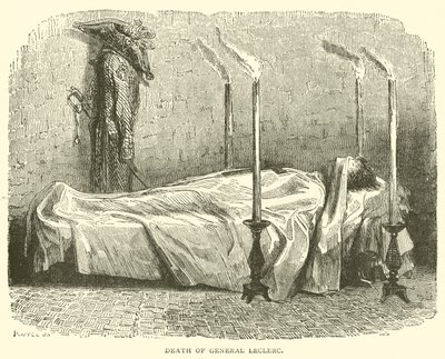 Morte del generale Leclerc da French School