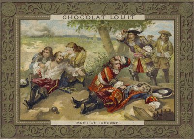 Morte del Maresciallo Turenne alla Battaglia di Salzbach, 27 luglio 1675 da French School