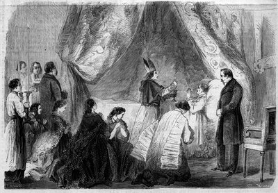 Morte del Principe Girolamo Bonaparte da French School